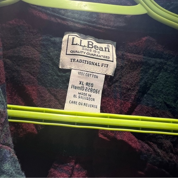 L.L. Bean Men’s Plaid Shirt Lot XL - Picture 11 of 12